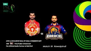 FM1062 LIVE | HBL PSL 8 2023 Match 19 | KK vs IU | LIVE CRICKET COMMENTARY | Mar, 3rd 2023