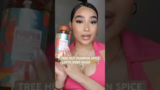 *LIMITED EDITION* TREE HUT PUMPKIN SPICE LATTE BODY WASH! 🎃☕️🍂 #Shorts