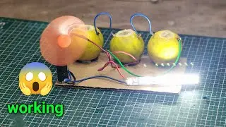 How to generate free energy || lemon battery
