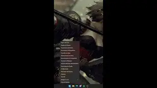 Menu da barra de tarefas no Windows 11 