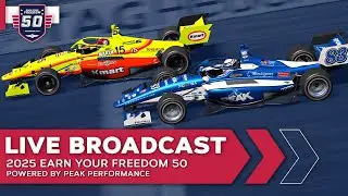 Earn Your Freedom 50 | iRacing Broadcast
