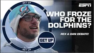 Rex Ryan & Dan Orlovsky debate WHO FROZE for Dolphins vs. Bills 🥶 | Get Up