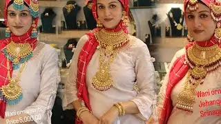 Beautiful Gold designed jewellery by wani ornaments Srinagar //Rani haar set and Choker set #bridal