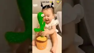 Cute Baby with Talking Plant 😂. #funnyprank #shortvideo #cutebaby