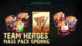 FIFA Mobile Team Heroes MASS PACK OPENING!