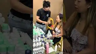 Mary gets a free beauty touch up at the mall :) #philippines #shorts #shopping #makeup #love