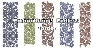 How do Embroider an Endless border on Ricoma MT 1501