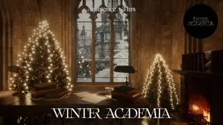 Winter Academia Ambience 📖❄️･ﾟ✧Fireplace Sounds for Deep Focus 3hrs✧･ﾟ
