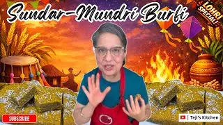 Sundar-Mundri Barfi | Til Gur Ki Barfi | Lohri Special | Easy Winter No Sugar Sweet @tejis.kitchen
