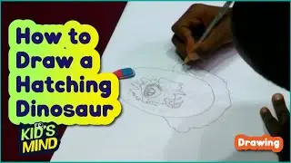 Learn How to Draw a Hatching Dinosaur