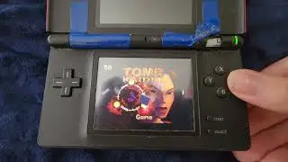 Tomb Raider (порт GBA) на Nintendo DS Lite (EZ-Flash Omega)