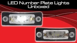 VW TRANSPORTER T5 UPGRADE LED NUMBER PLATE LIGHTS UNBOXED