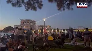 Mandurah&rsquo;s orange skyline in Australia hours before the year- end countdown I Dec. 31, 2025
