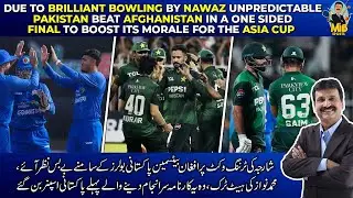 Due to brilliant bowling by Nawaz unpredictable Pakistan beat Afghanistan in a one sided final