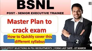 MASTER PLAN TO CRACK BSNL EXAM 2026 | BSNL CRASH COURSE & MOCK TEST PACK DETAILS