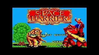 Space Harrier (Master System) &ndash;&nbsp;Introduction et &eacute;cran-titre (Europe - PAL) &ndash;&nbsp;1080p