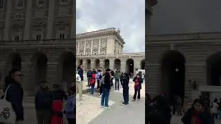 Amazing view from ￼outside ,Royal Palace @Madrid, Spain  🇪🇸 December 27, 2025 💕￼