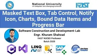 SCD Lab 13: Masked Text Box, Tab Control, Notify Icon, Charts, Bound Data Items and Progress Bar  C#