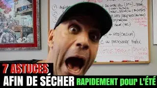 L'ÉTÉ EST LA ...7 ASTUCES afin de SÉCHER RAPIDEMENT pour LA PLAGE !!!