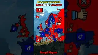 Does your president have a tiktok account? #mapping #europe #tiktok