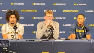 Nimari Burnett, Tre Donaldson & Danny Wolf discuss Michigan Wolverines win against TCU Horned Frogs