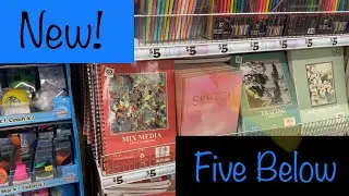 Five Below New Art supplies Late Nov 2021