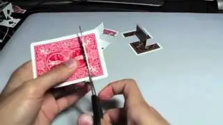 Amazing Card Trick  (  optical illusion )   Making of a HyperCard