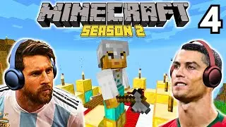 Messi & Ronaldo play MINECRAFT - HUNGER GAMES SPECIAL!