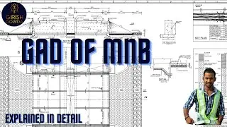 #minorbridge #drawing #gad #nationalhighway |How to read general arrangement drawing of MNB ?