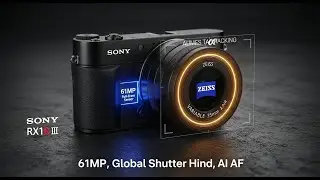 Утечка информации о SONY RX1R III: 61-мегапиксельная полнокадровая карманная камера с переменным ...