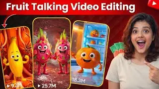 Ai Viral Video Formula 🔥Talking Fruit and Food Videos | ai video kaise banaye