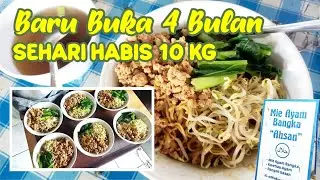 ini baru beda!! makan Mie Ayam Bangka Ahsan ayam di cincang dan pake topping toge