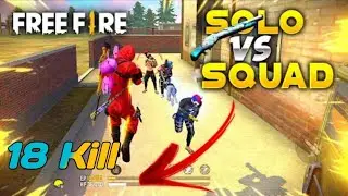 Solo vs squad Br rank. My overconfident. 18 kill instant fight. Woodpecker + M10 99% headshot rate. 
