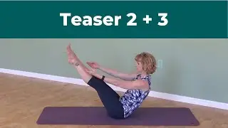 Teaser 2 and Teaser 3 on the Mat ⎮Pilates Encyclopedia