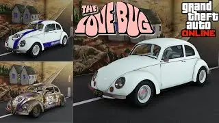 Building The Famous VW Beetle From The Movie Herbie The Love Bug | GTA 5 Online