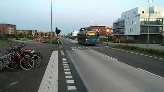 Allgo lijn M4 rijdt  komt aan bij Europakwartier