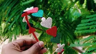 Foam Sheet Hairband  Making 🥰/ Easy Diy Hairband at home ❤️❤️ /DIY Craft