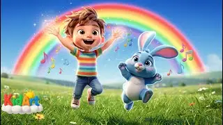 Sunny Rainbow Adventure | Happy Kids Song & Animation | KidArt