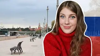 АНГЛИЙСКИЙ ДЕВУШКА учится РУССКОМУ | Московский влог