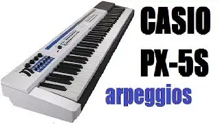 Casio PX-5S arpeggio demonstration