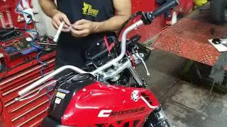 Crosser 23 troca de guidão