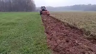 4 i ogień Orka na zimę Case CS 150 & pług 3+1