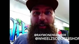 Raymond warner is coming to Wheelz!!!