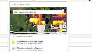 Home Metrics Project Sunroof Demo