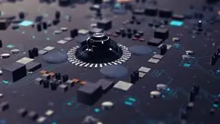 Element 3d || full circuit board || after effects