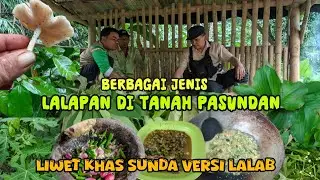 Masak makan liwet khas Sunda, berbagai jenis lalapan di Tatar pasundan, 