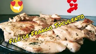 Fil&eacute; de Frango Suculento #filedefrango #frango #almo&ccedil;o #jantar #fabricadesabores