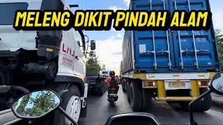 POV Riding Old Honda Supra X (Honda Wave)