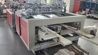 Full automatic biodegradable mailer bag making machine
