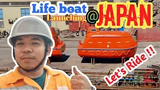 JOYRIDE @ JAPAN ANCHORAGE 🐬🐟🐟                  🐟 🐟 🐟 ( LIFE BOAT LAUNCHING)🚢🚢🚢